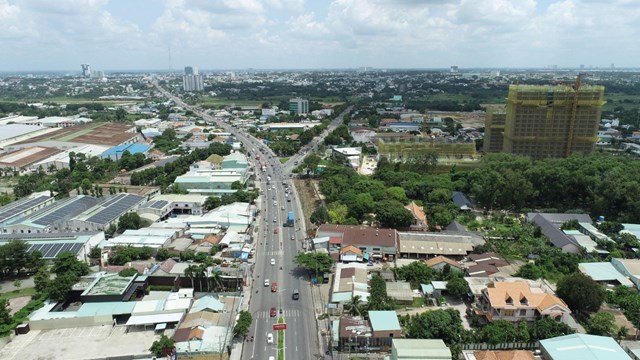 Quốc lộ 13 mở rộng sẽ giúp tăng tính kết nối của Thuận An với các đô thị lớn lân cận. (Ảnh: Hung Thinh Land)