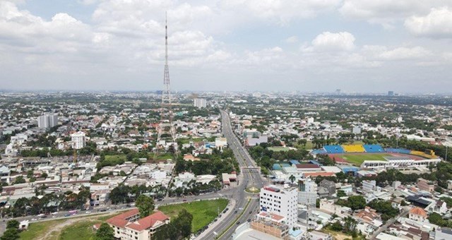Thuận An là đô thị được đầu tư lớn về cơ sở hạ tầng, định hướng phát triển chủ lực ngành thương mại - dịch vụ. Ảnh: Hưng Thịnh Land