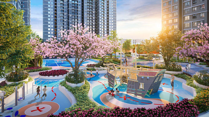 Hanoi Melody Residences sở hữu nhiều tiện ích phục vụ con trẻ