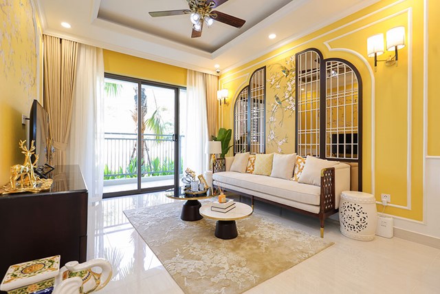 Thiết kế căn hộ Hanoi Melody Residences nhận được sự đánh giá cao của khách hàng. Hình ảnh căn hộ mẫu 3 phòng ngủ tại dự án.