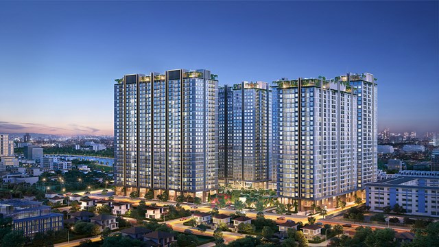 Nhu cầu tìm mua chung cư ở Hà Nội tăng mạnh. Ảnh Hanoi Melody Residences