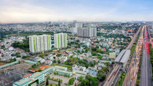 Đoạn vành đai 2 chưa khép kín từ khu vực Xa lộ Hà Nội đến đường Phạm Văn Đồng